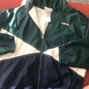 adidas windbreaker youth xl